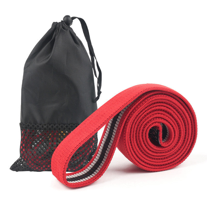 Elastique de Résistance Longue Tissu — Élastique Musculation & Yoga 7 à 40 kg